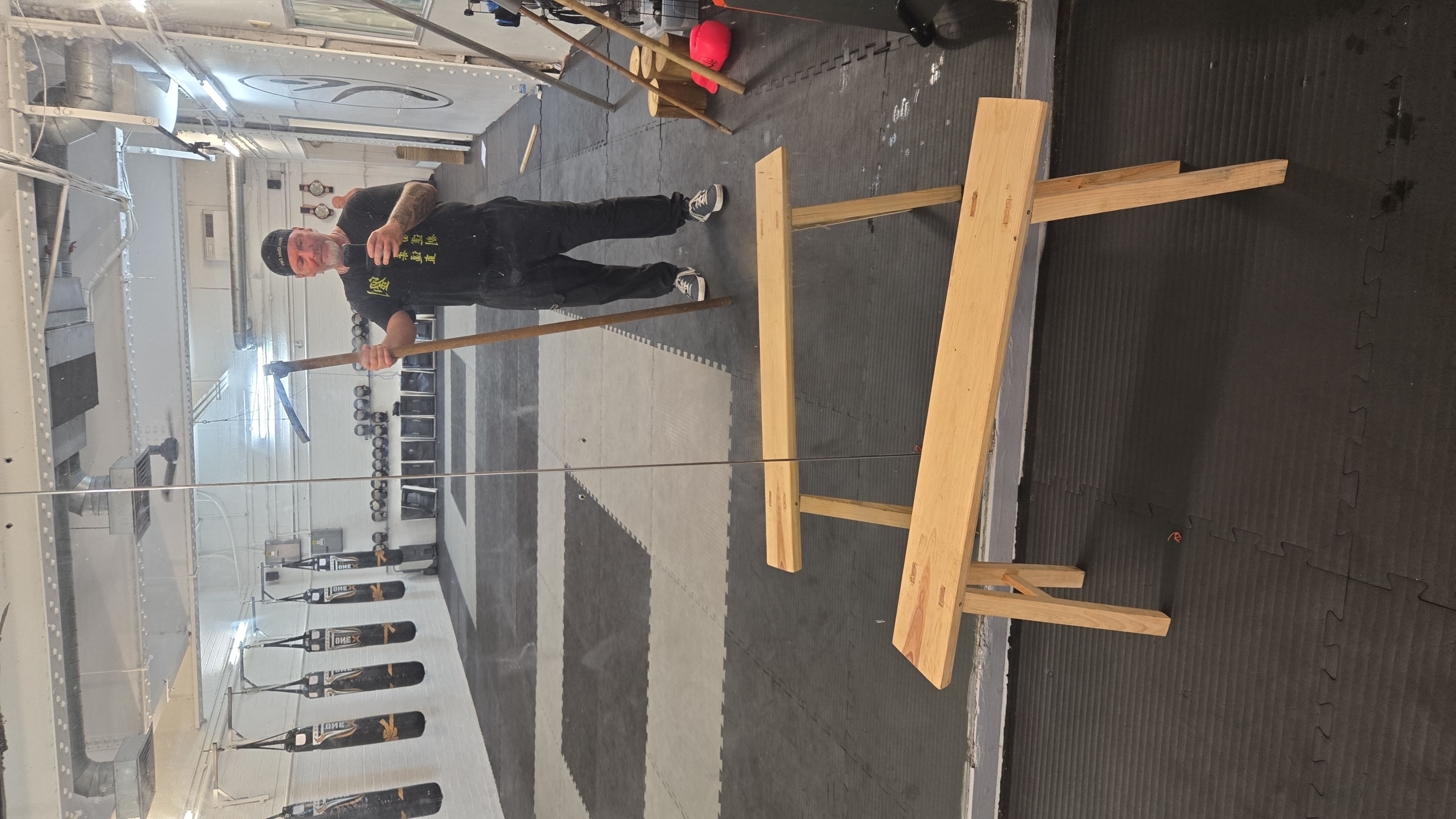 Hung Gar stance demonstration